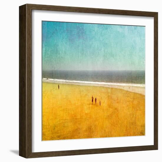 Beach Kids-Pete Kelly-Framed Giclee Print