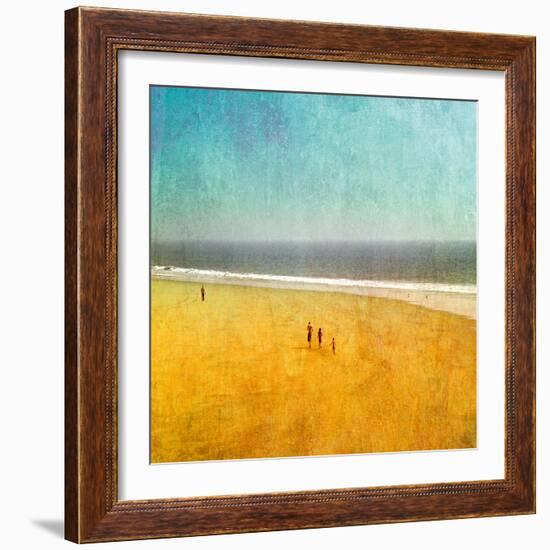 Beach Kids-Pete Kelly-Framed Giclee Print