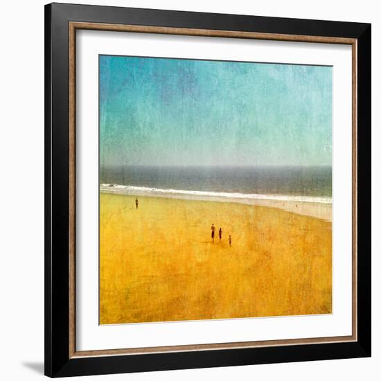 Beach Kids-Pete Kelly-Framed Giclee Print