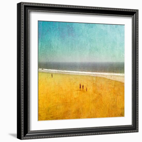Beach Kids-Pete Kelly-Framed Giclee Print