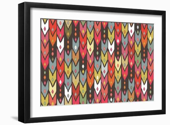 Beach Knit Ikat Arrow-Sharon Turner-Framed Premium Giclee Print