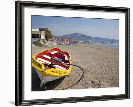 Beach, Laganas, Zakynthos, Ionian Islands, Greek Islands, Greece, Europe-Frank Fell-Framed Photographic Print