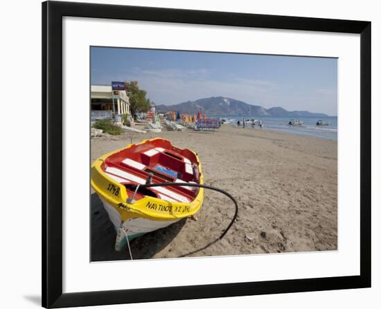 Beach, Laganas, Zakynthos, Ionian Islands, Greek Islands, Greece, Europe-Frank Fell-Framed Photographic Print