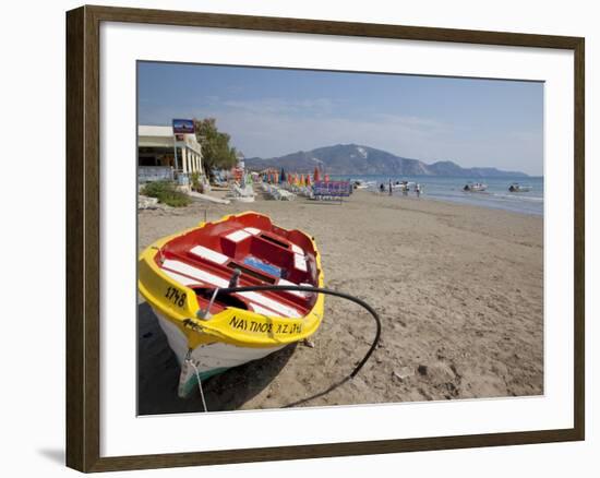 Beach, Laganas, Zakynthos, Ionian Islands, Greek Islands, Greece, Europe-Frank Fell-Framed Photographic Print