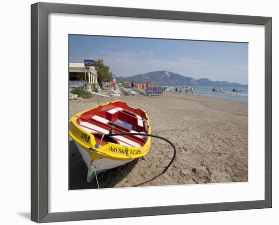 Beach, Laganas, Zakynthos, Ionian Islands, Greek Islands, Greece, Europe-Frank Fell-Framed Photographic Print