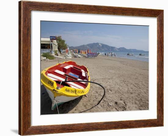 Beach, Laganas, Zakynthos, Ionian Islands, Greek Islands, Greece, Europe-Frank Fell-Framed Photographic Print