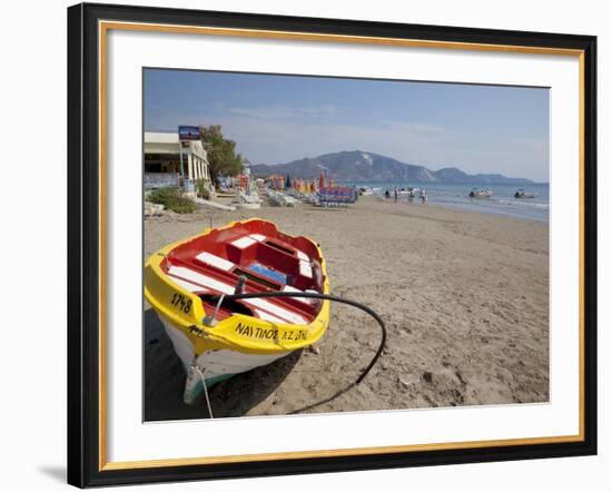 Beach, Laganas, Zakynthos, Ionian Islands, Greek Islands, Greece, Europe-Frank Fell-Framed Photographic Print