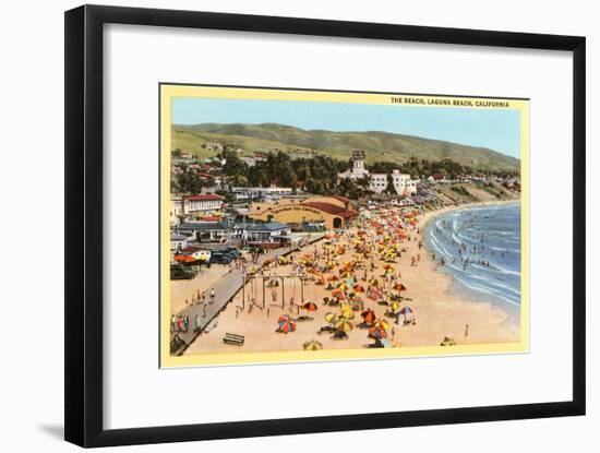 Beach, Laguna Beach, California-null-Framed Art Print