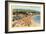 Beach, Laguna Beach, California-null-Framed Art Print