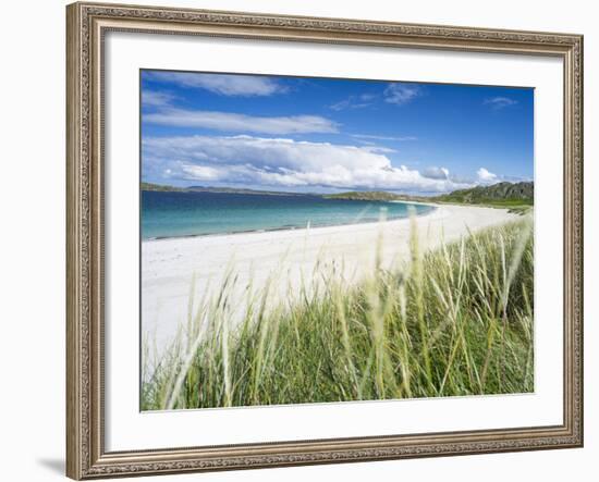 Beach Landscape in the Northern Part of the Isle of Lewis, Scotland-Martin Zwick-Framed Photographic Print