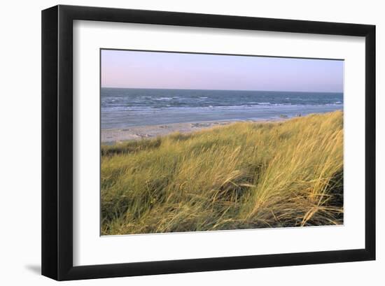 Beach, Langeoog, East Frisian Islands, Lower Saxony, Germany-null-Framed Art Print