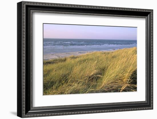 Beach, Langeoog, East Frisian Islands, Lower Saxony, Germany-null-Framed Art Print