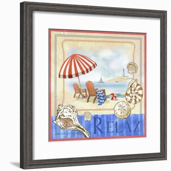 Beach Life I-Fiona Stokes-Gilbert-Framed Giclee Print