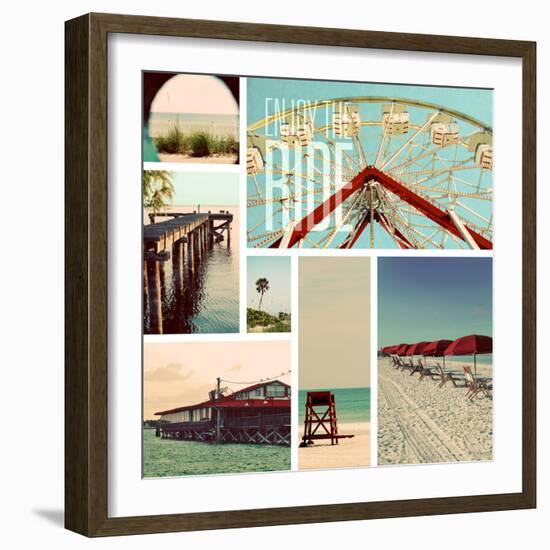 Beach Life II-Gail Peck-Framed Photographic Print