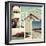 Beach Life II-Gail Peck-Framed Photographic Print