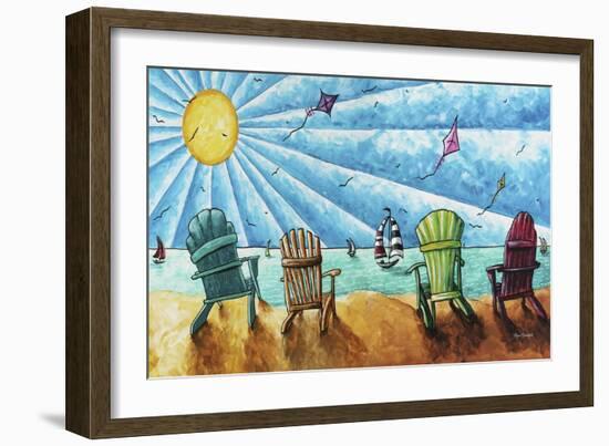 Beach Life II-Megan Aroon Duncanson-Framed Giclee Print