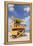 Beach Lifeguard Tower '3 Sts', Atlantic Ocean, Miami South Beach, Art Deco District, Florida, Usa-Axel Schmies-Framed Premier Image Canvas
