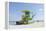 Beach Lifeguard Tower '74 St', Atlantic Ocean, Miami South Beach, Florida, Usa-Axel Schmies-Framed Premier Image Canvas