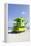 Beach Lifeguard Tower '77 St', Atlantic Ocean, Miami South Beach, Florida, Usa-Axel Schmies-Framed Premier Image Canvas