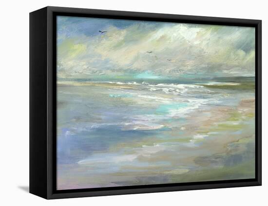 Beach Light I-Sheila Finch-Framed Stretched Canvas