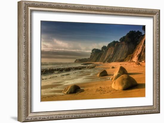 Beach Light on California Coast-Vincent James-Framed Photographic Print