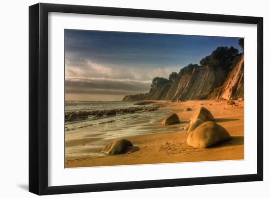 Beach Light on California Coast-Vincent James-Framed Photographic Print