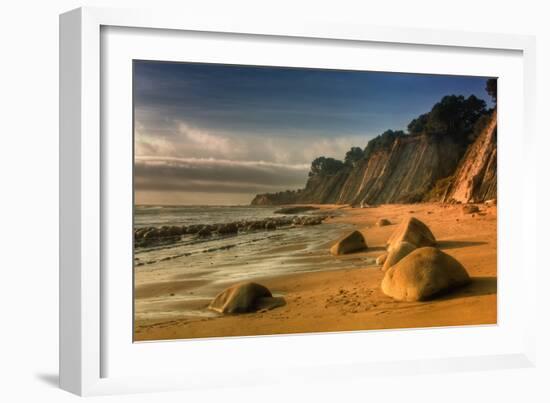 Beach Light on California Coast-Vincent James-Framed Photographic Print