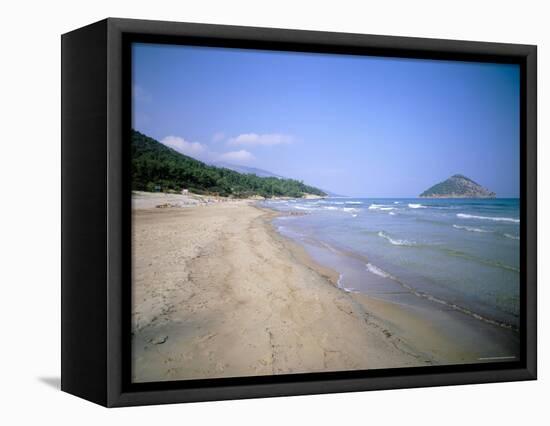 Beach, Limnos (Lemnos), Aegean Islands, Greek Islands, Greece-Oliviero Olivieri-Framed Premier Image Canvas