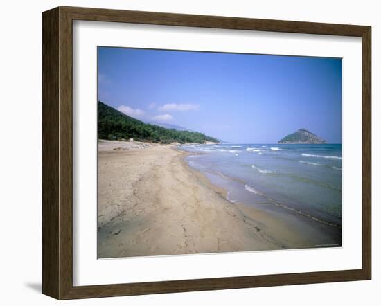 Beach, Limnos (Lemnos), Aegean Islands, Greek Islands, Greece-Oliviero Olivieri-Framed Photographic Print