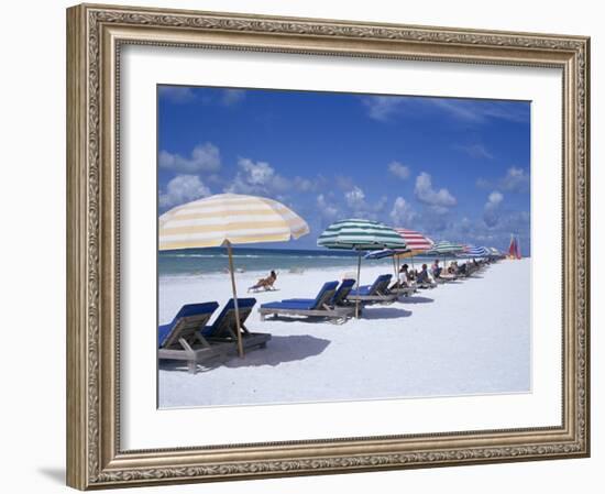 Beach, Longboat Key, Sarasota, Florida, USA-John Miller-Framed Photographic Print