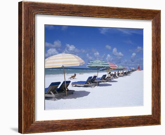 Beach, Longboat Key, Sarasota, Florida, USA-John Miller-Framed Photographic Print