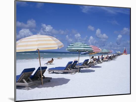 Beach, Longboat Key, Sarasota, Florida, USA-John Miller-Mounted Photographic Print