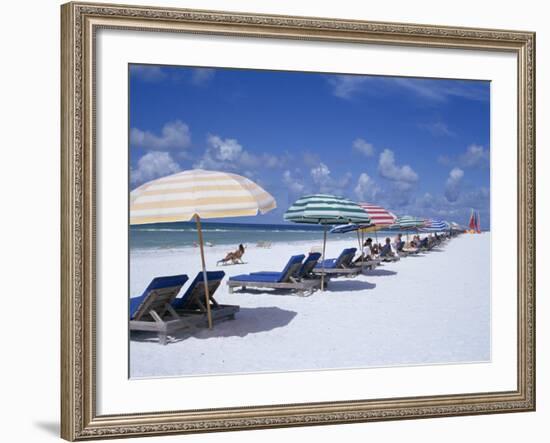 Beach, Longboat Key, Sarasota, Florida, USA-John Miller-Framed Photographic Print