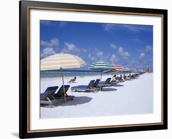 Beach, Longboat Key, Sarasota, Florida, USA-John Miller-Framed Photographic Print