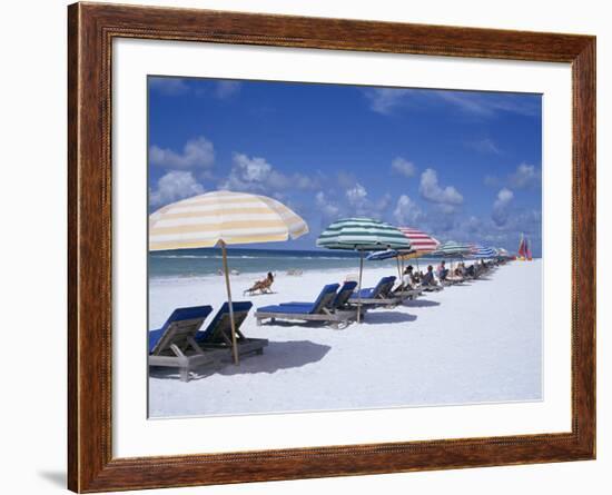 Beach, Longboat Key, Sarasota, Florida, USA-John Miller-Framed Photographic Print