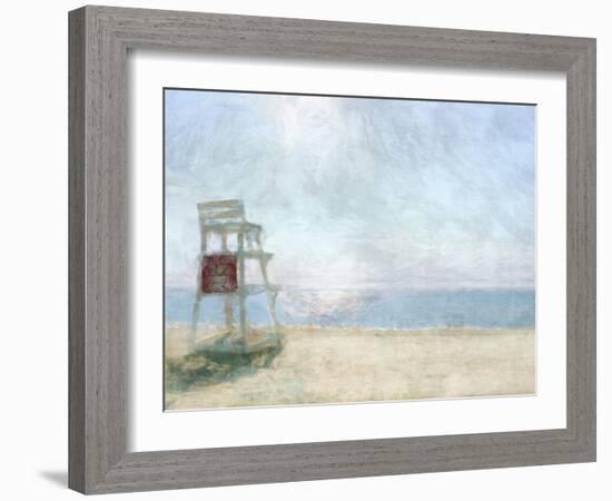 Beach Lookout I-Noah Bay-Framed Art Print