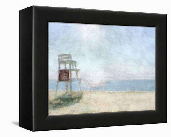 Beach Lookout I-Noah Bay-Framed Stretched Canvas