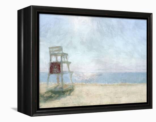 Beach Lookout I-Noah Bay-Framed Stretched Canvas