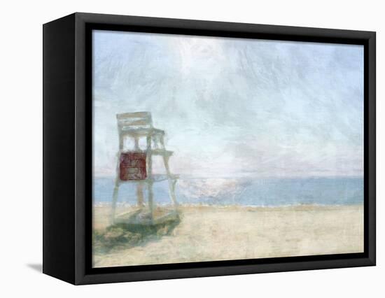 Beach Lookout I-Noah Bay-Framed Stretched Canvas