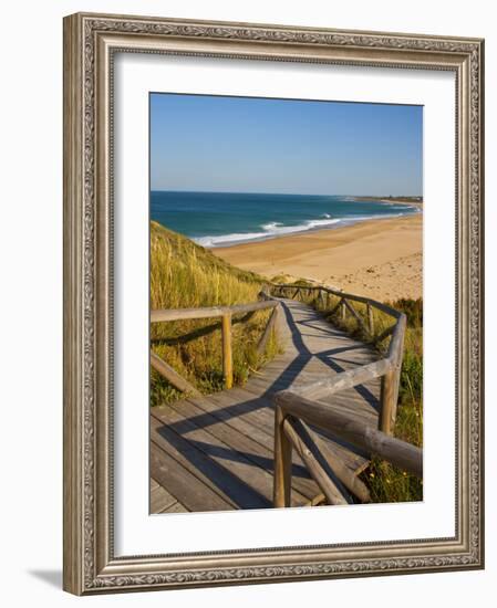 Beach Los CaOs De Meca, Cadiz, Andalusia, Spain-Carlos Sánchez Pereyra-Framed Photographic Print