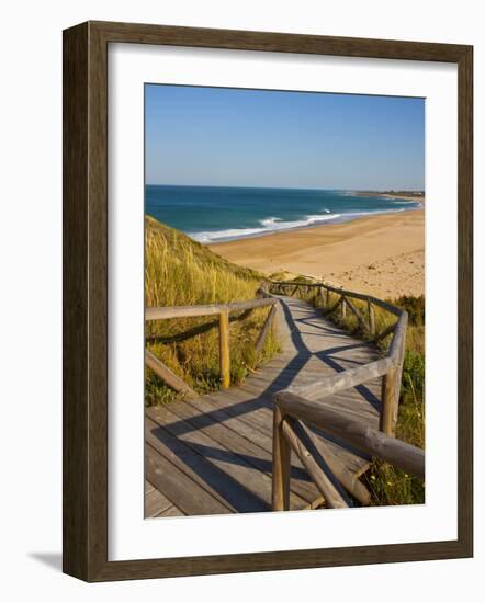 Beach Los CaOs De Meca, Cadiz, Andalusia, Spain-Carlos Sánchez Pereyra-Framed Photographic Print