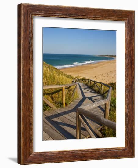 Beach Los CaOs De Meca, Cadiz, Andalusia, Spain-Carlos Sánchez Pereyra-Framed Photographic Print