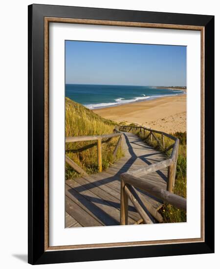 Beach Los CaOs De Meca, Cadiz, Andalusia, Spain-Carlos Sánchez Pereyra-Framed Photographic Print