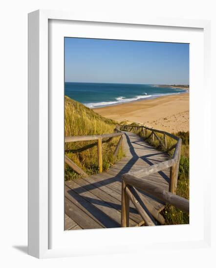 Beach Los CaOs De Meca, Cadiz, Andalusia, Spain-Carlos Sánchez Pereyra-Framed Photographic Print