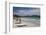 Beach Lounge Chairs, Porto Vecchio, Corsica, France-Walter Bibikow-Framed Photographic Print