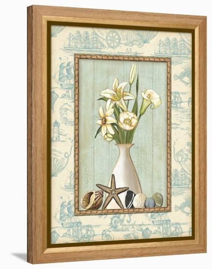 Beach Memories I-Charlene Audrey-Framed Stretched Canvas