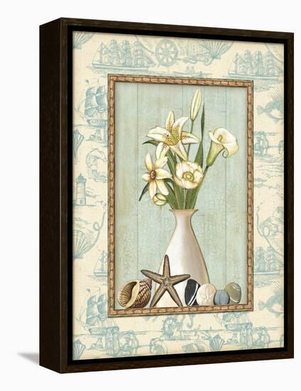 Beach Memories I-Charlene Audrey-Framed Stretched Canvas