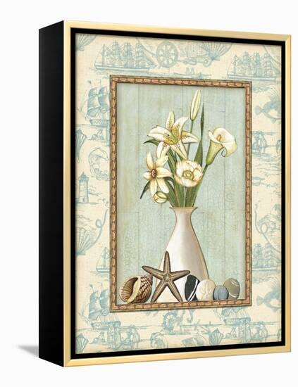 Beach Memories I-Charlene Audrey-Framed Stretched Canvas