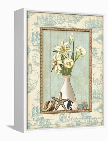 Beach Memories I-Charlene Audrey-Framed Stretched Canvas