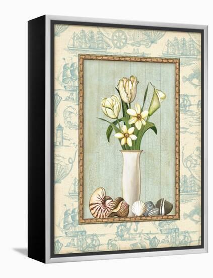 Beach Memories II-Charlene Audrey-Framed Stretched Canvas